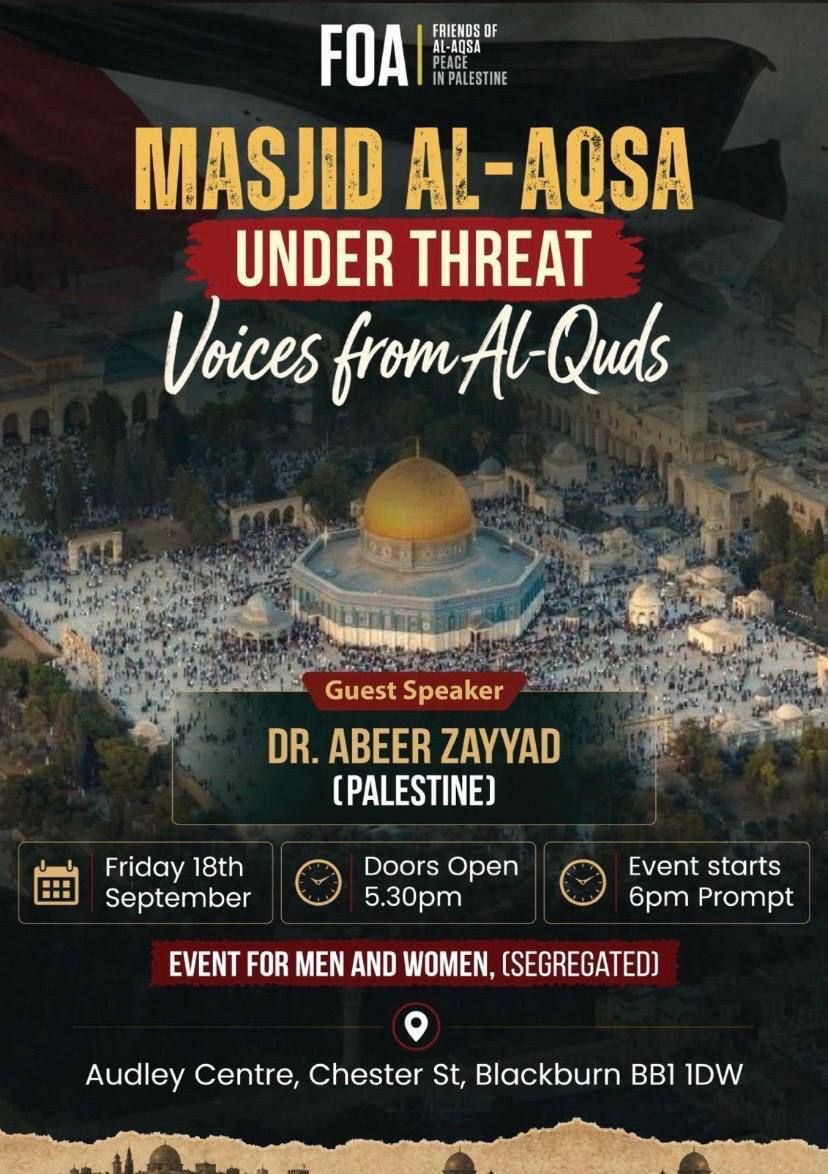 Poster for MASJID AL-AQSA UNDER THREAT: Voices from Al-Quds