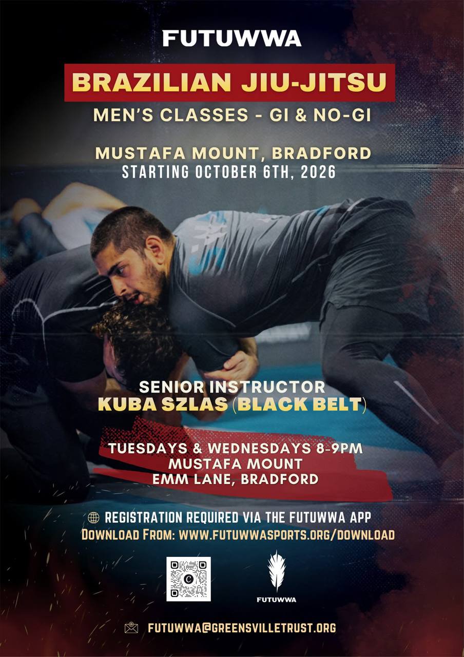 Brazilian Jiu-Jitsu — new men’s classes poster