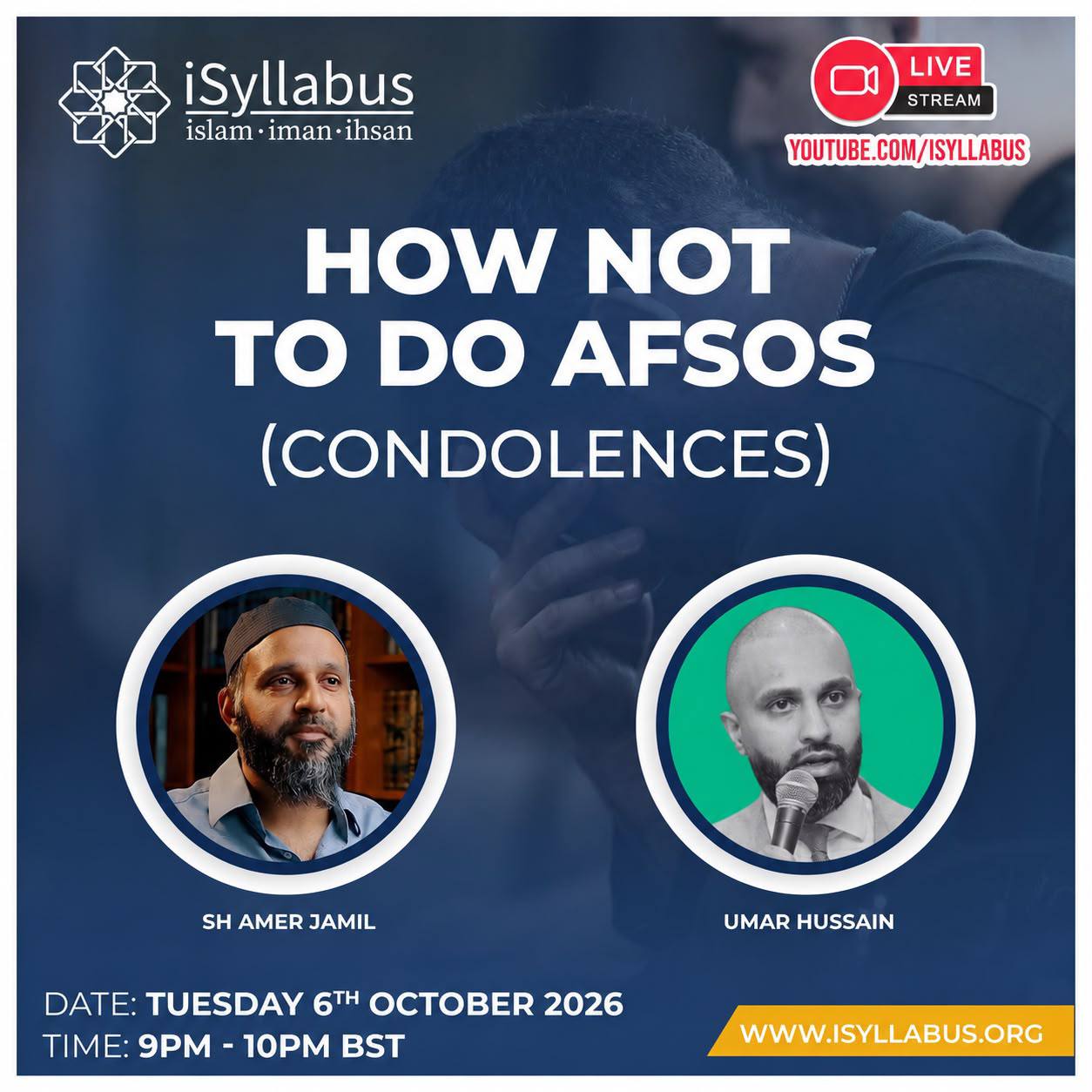Poster for HOW NOT TO DO AFSOS (CONDOLENCES)