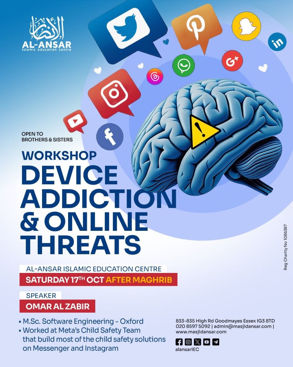 Poster for DEVICE ADDICTION & ONLINE THREATS