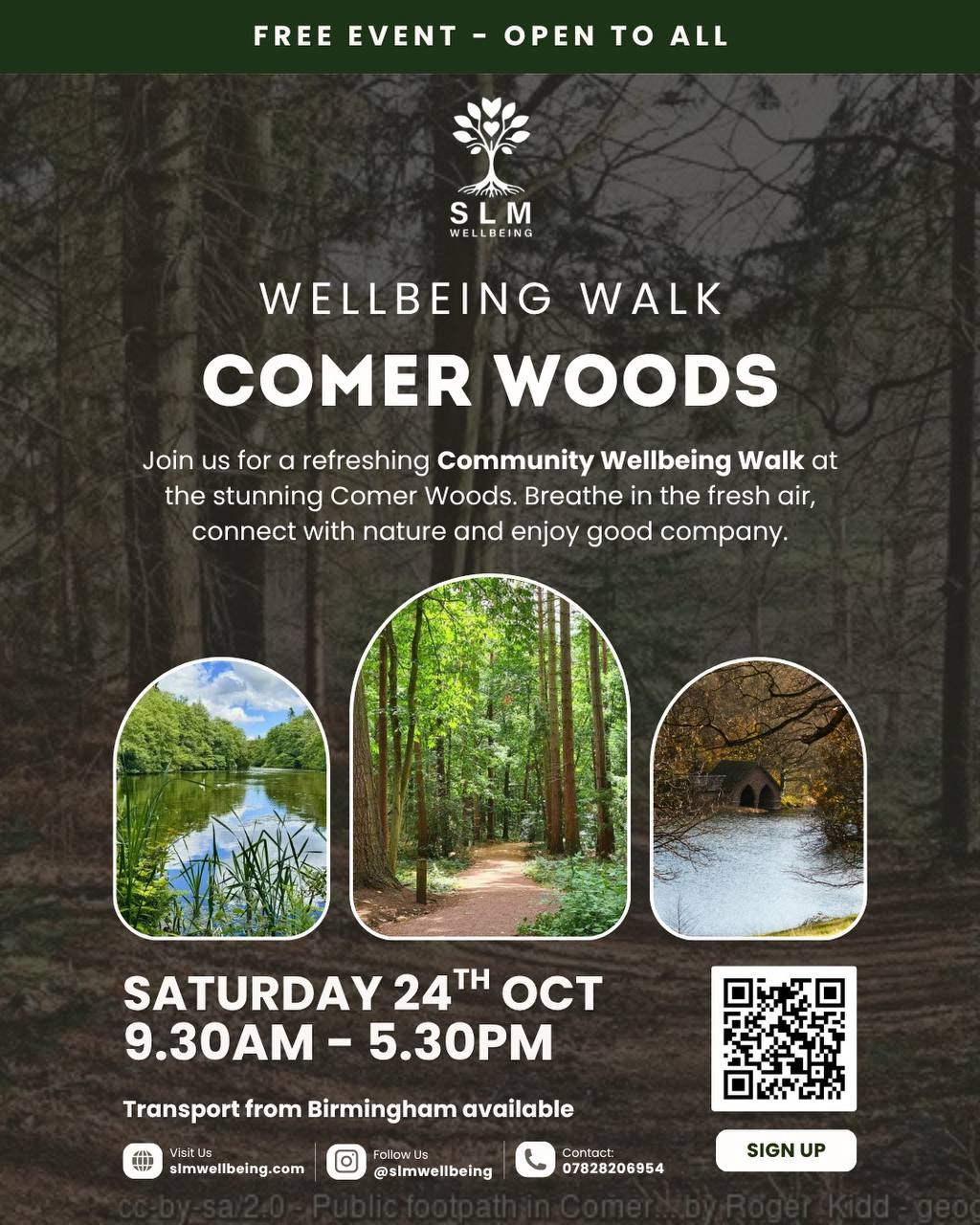Poster for WELLBEING WALK